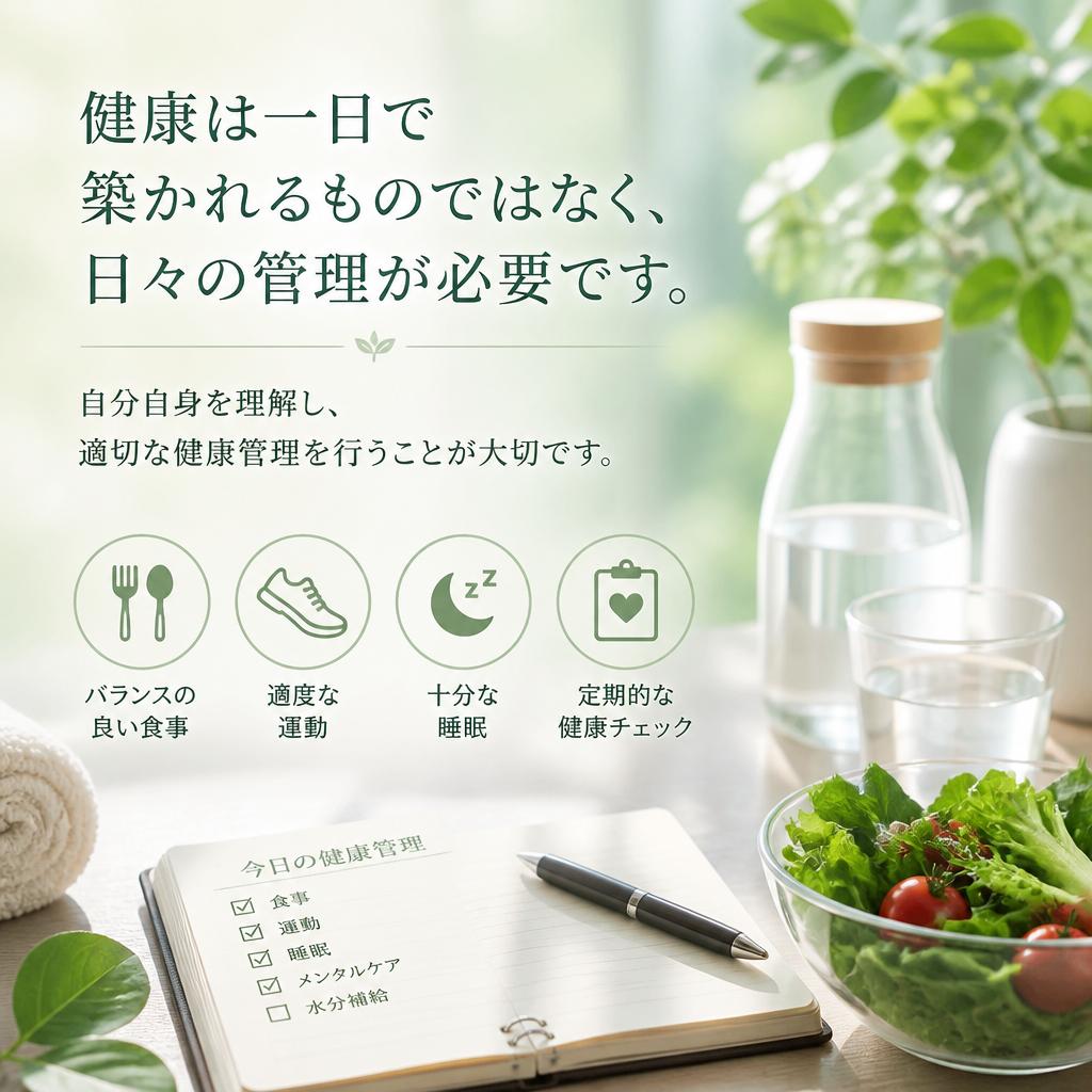 健康管理の重要性