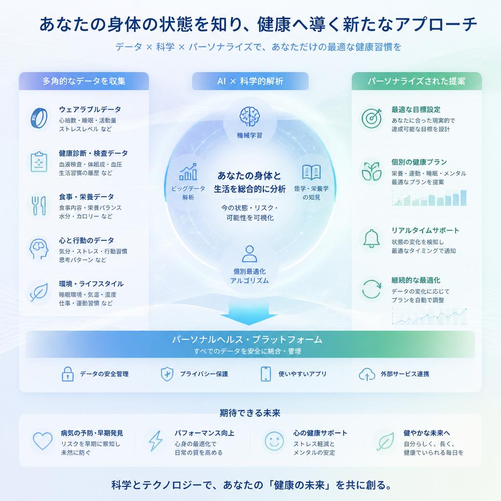 あなたの身体の状態を知り、健康へ導く新たなアプローチ