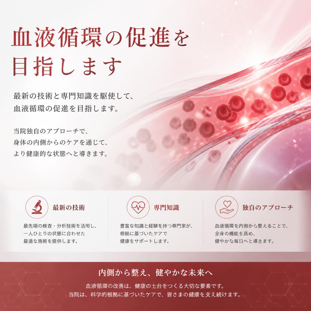 血液循環を改善する施術