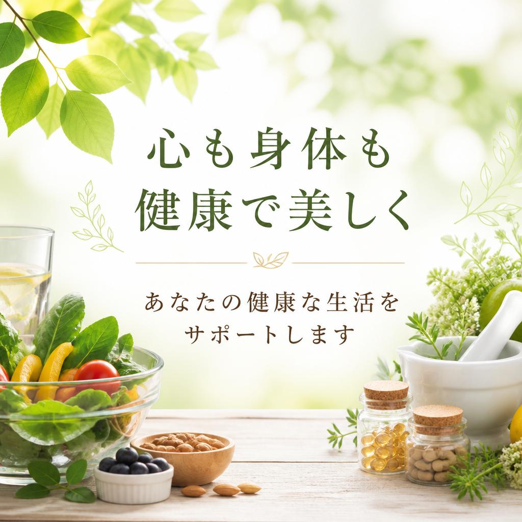 心も身体も健康で美しく - あなたの健康な生活をサポートします