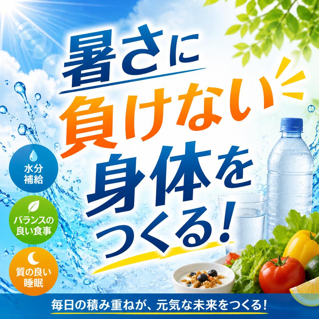 暑さに負けない身体をつくる！